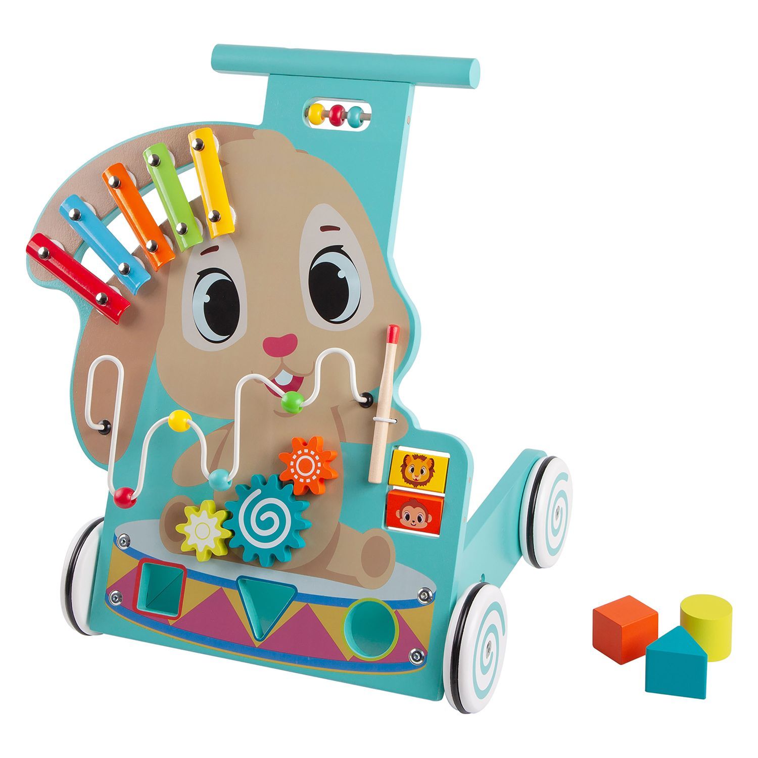 Trotteur bebe, chariot de marche en bois - trotteur bebe garcon