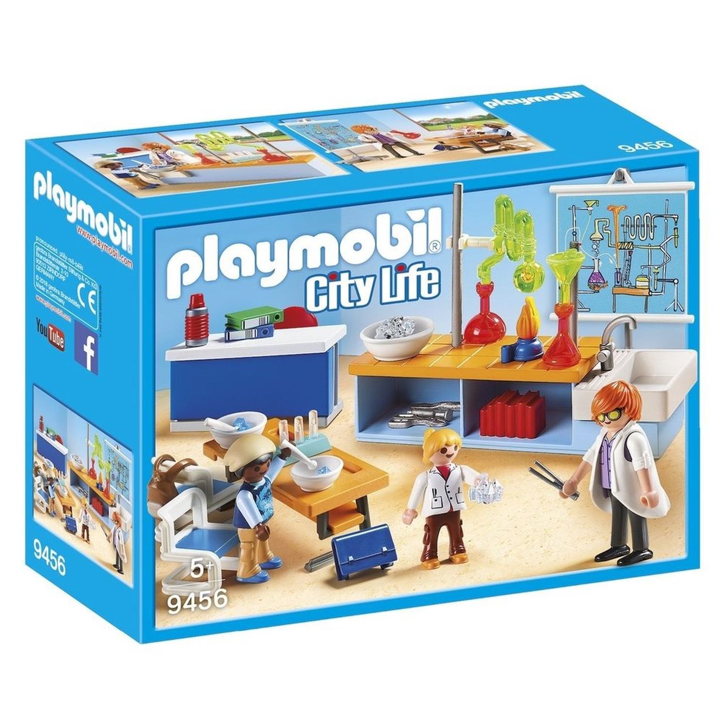 Playmobil 70314 valisette école- city life - l'école - coffret à