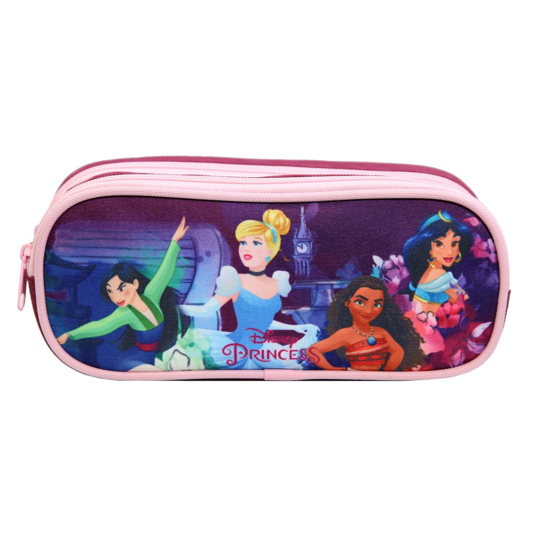 Bagtrotter Trousse scolaire 2 compartiments Disney Princesses