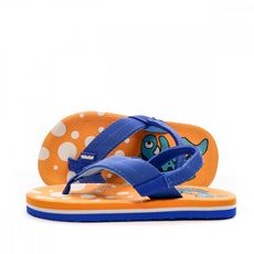 Tongs Bleu et Orange Garçon Cool Shoe Fish (Orange)