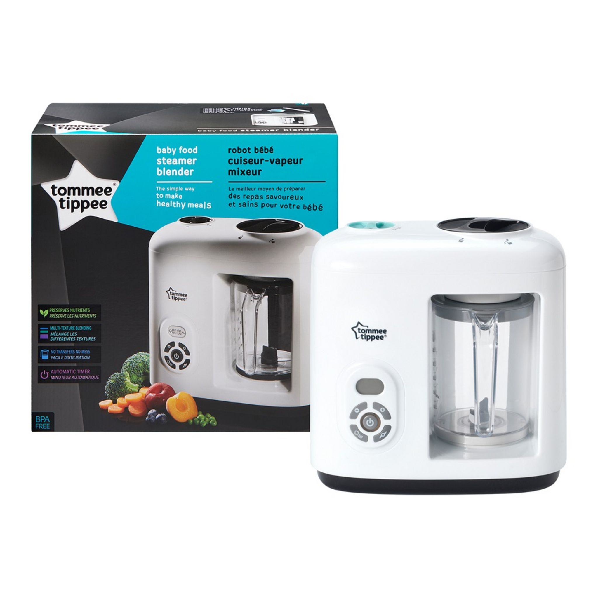 Tommee Tippee Robot Cuiseur Mixeur Vapeur Pas Cher A Prix Auchan