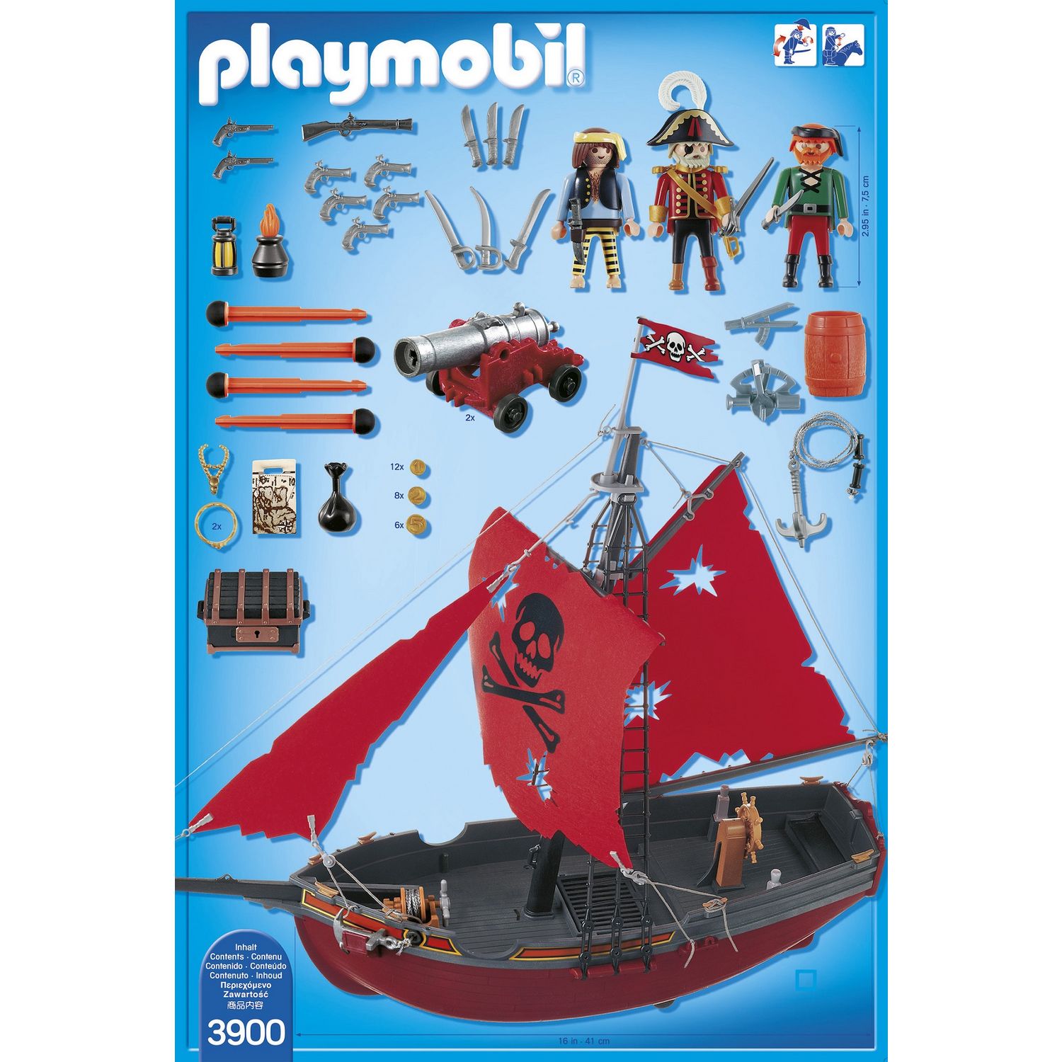 Playmobil Pirates Bateau/Vaisseau Corsaires 3900 