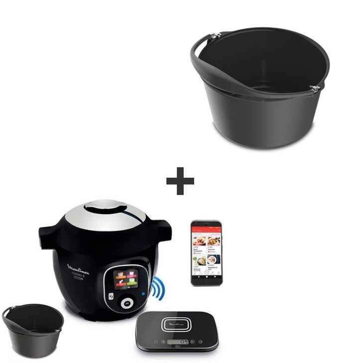 MOULINEX Multicuiseur intelligent COOKEO Mega Connect+ CE589800 - Noir