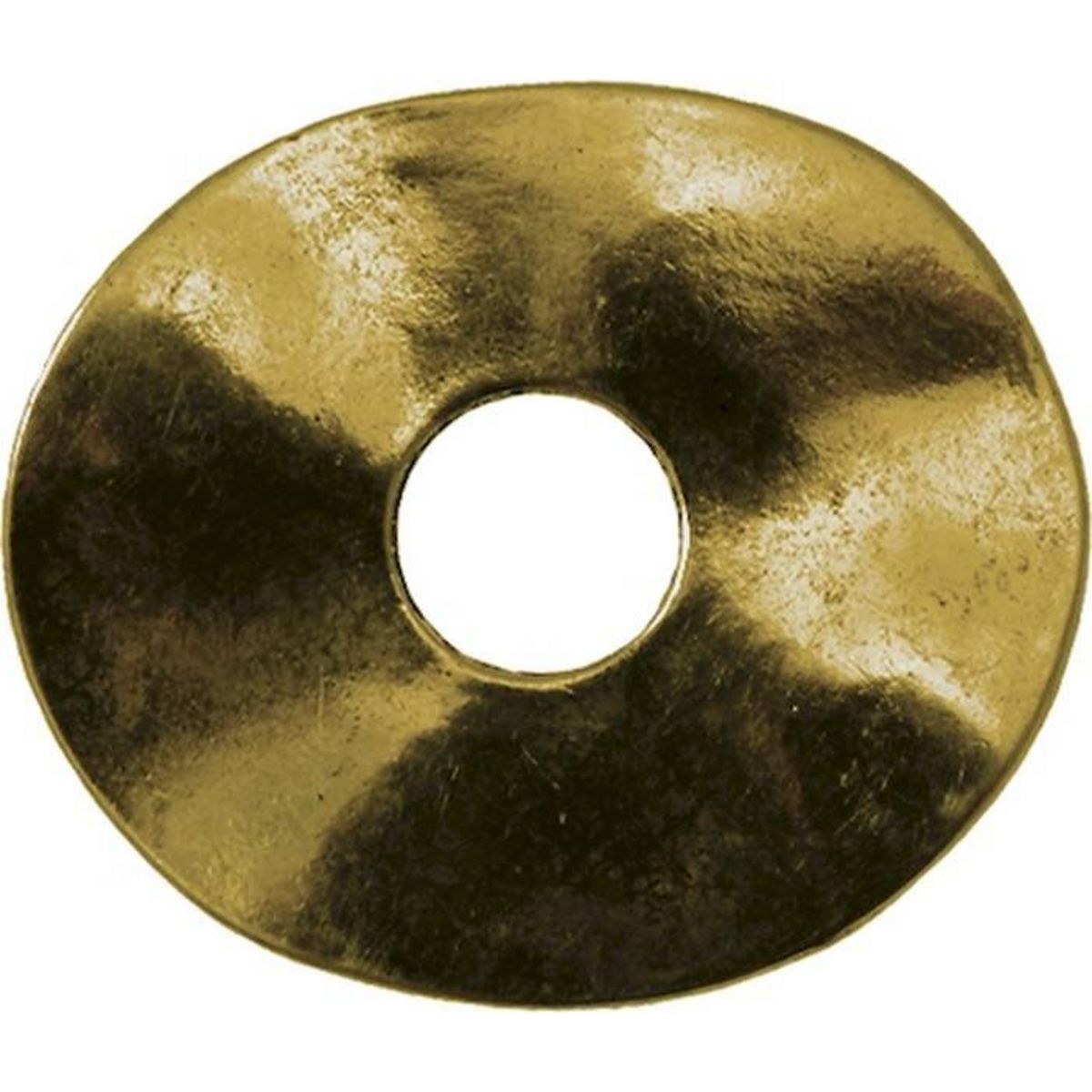MegaCrea Anneau donut ovale métal 40x35 mm Bronze