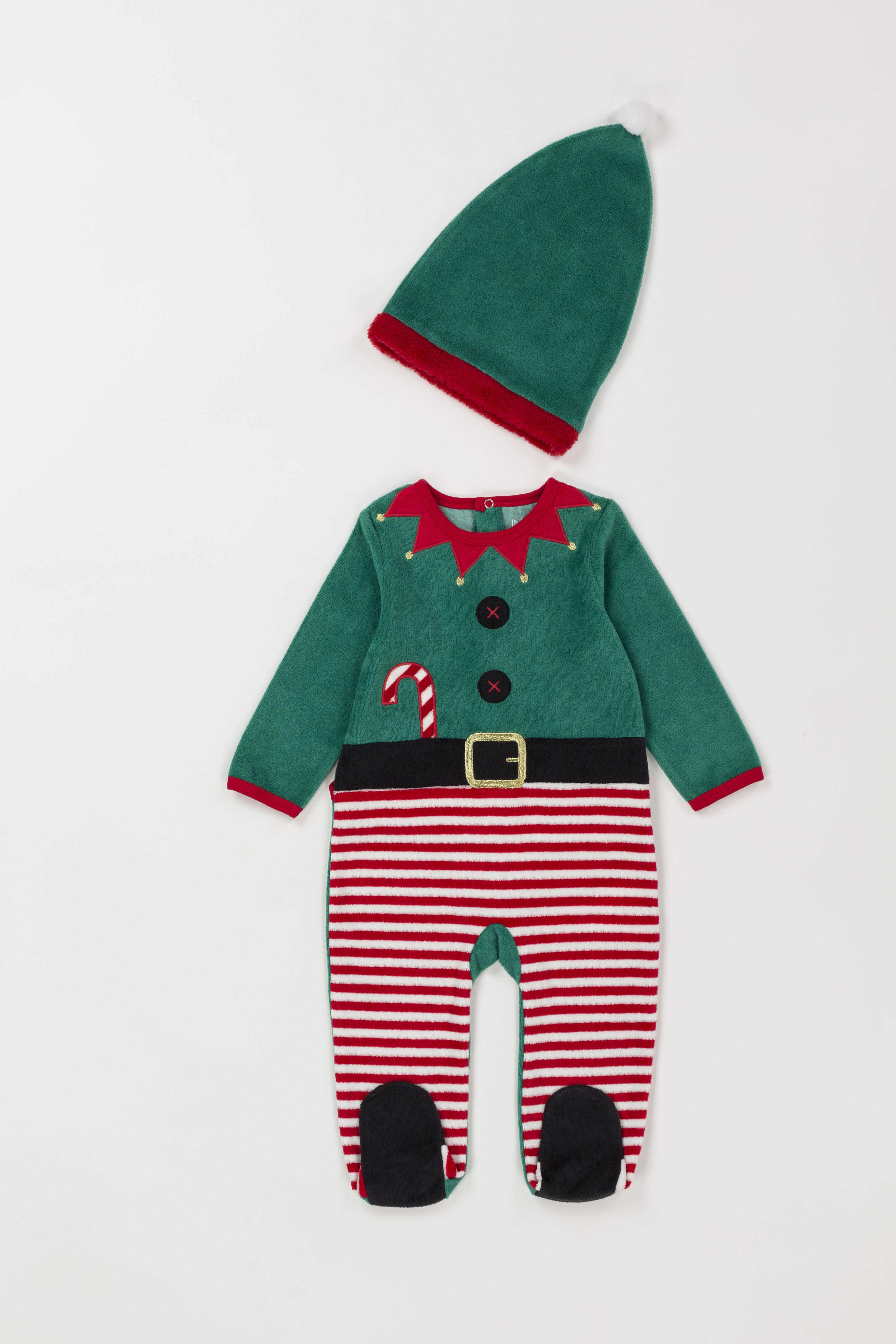 Pyjama lutin de Noël - Auchan baby - 3 mois