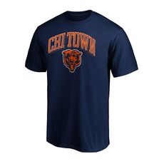 T-shirt Marine Homme NFL Chicago Bear (Bleu)