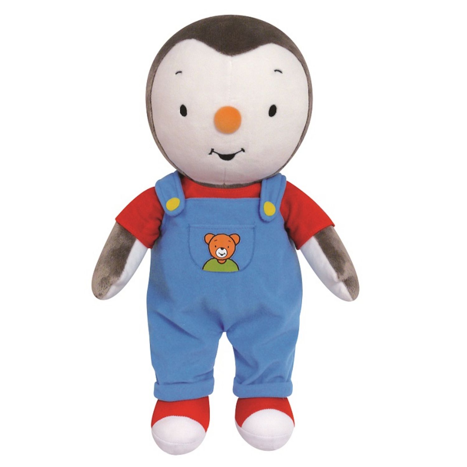 Peluche doudou Tchoupi et doudou Salopette Bleue 32 cm Jemini chez vous des  demain