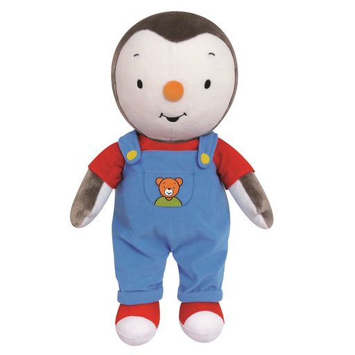 Jemini - Peluche tchoupi avec salopette 30 cm, Livraison Gratuite