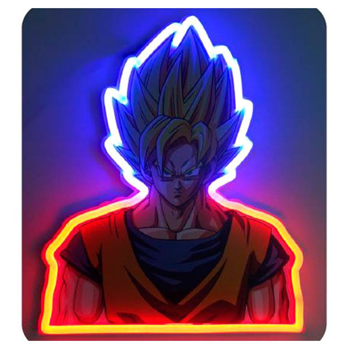 Lampe Murale Néon Goku Dragon Ball Z pas cher 