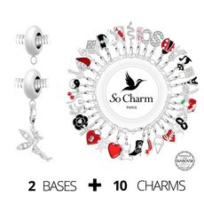 SC CRYSTAL Box mensuelle SC Crystal - 10 charms breloques