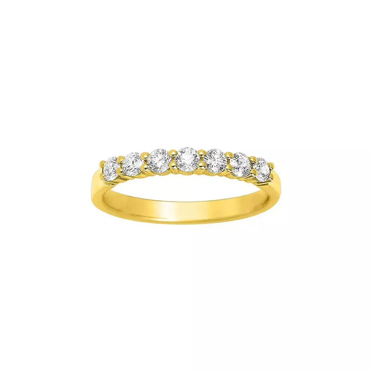 Tousmesbijoux Alliance Femme - Or 18 Carats - Diamant 0,43 Carats