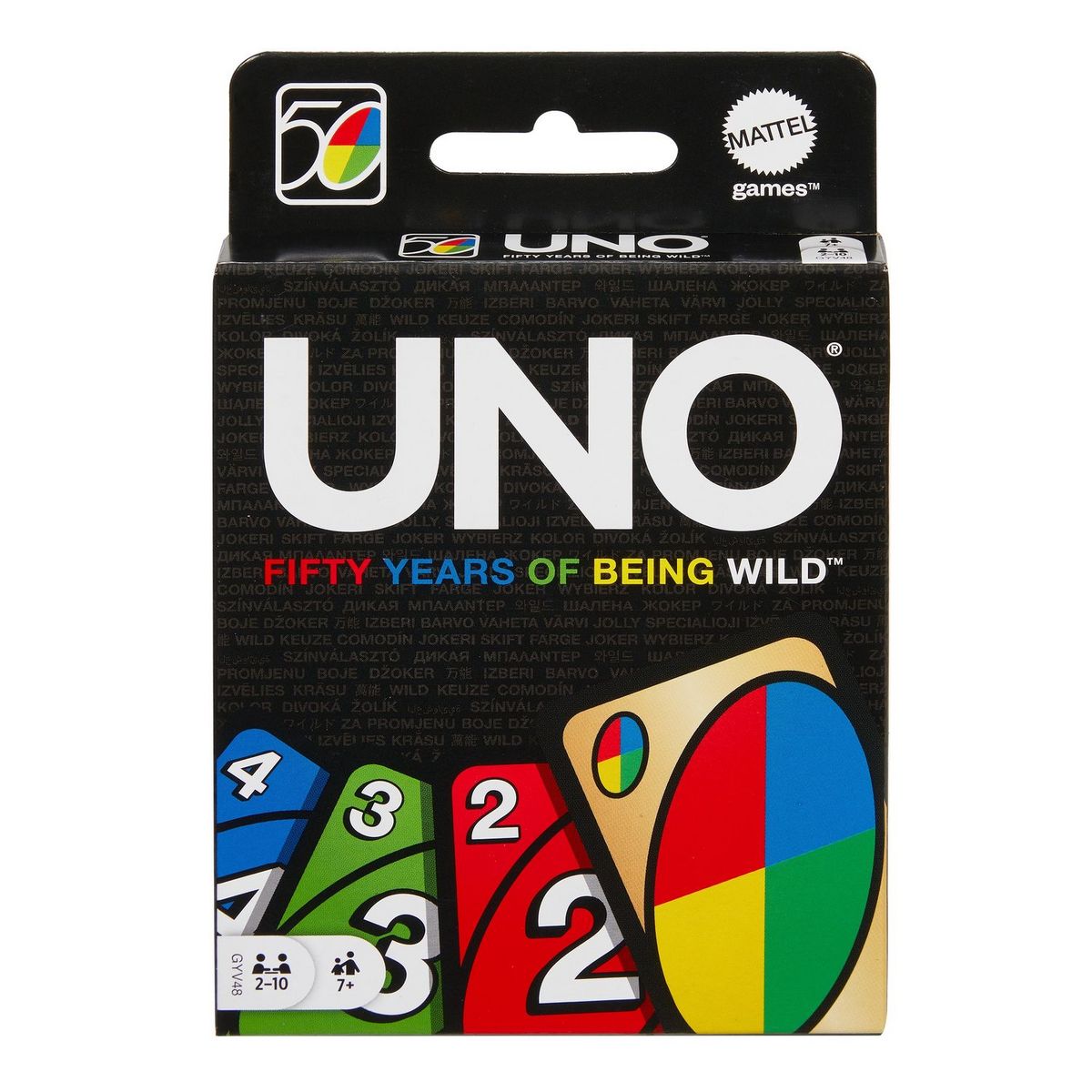 MATTEL Jeu Uno Edition 50ème anniversaire pas cher 