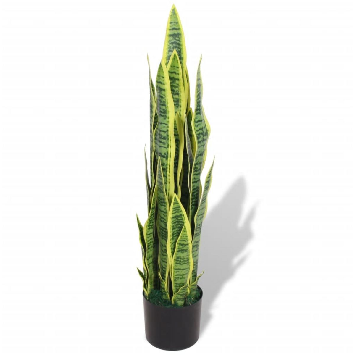VIDAXL Plante artificielle avec pot Sanseviere 90 cm Vert pas cher à prix  Auchan
