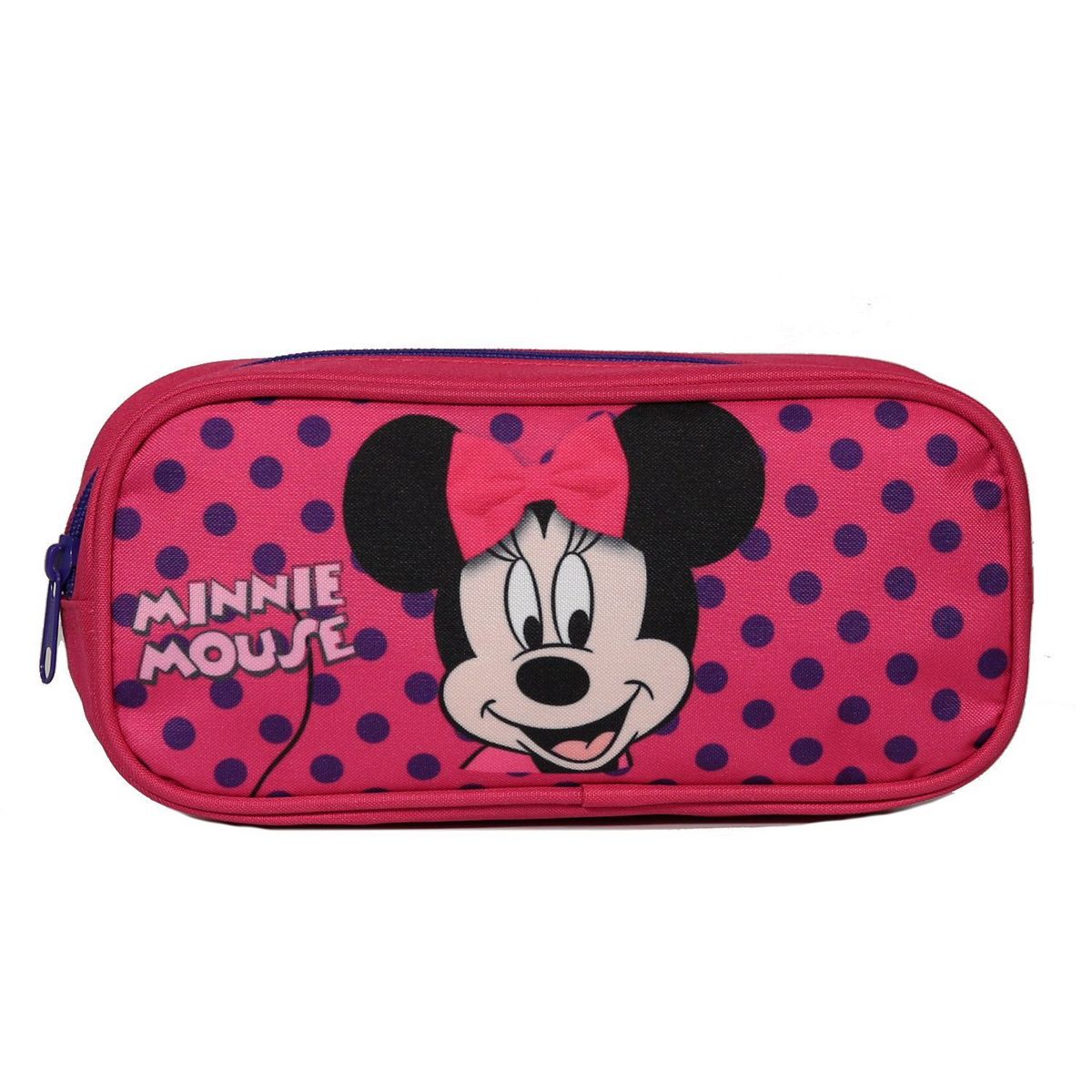 Bagtrotter Trousse scolaire rectangulaire Disney Minnie Rose Bagtrotter