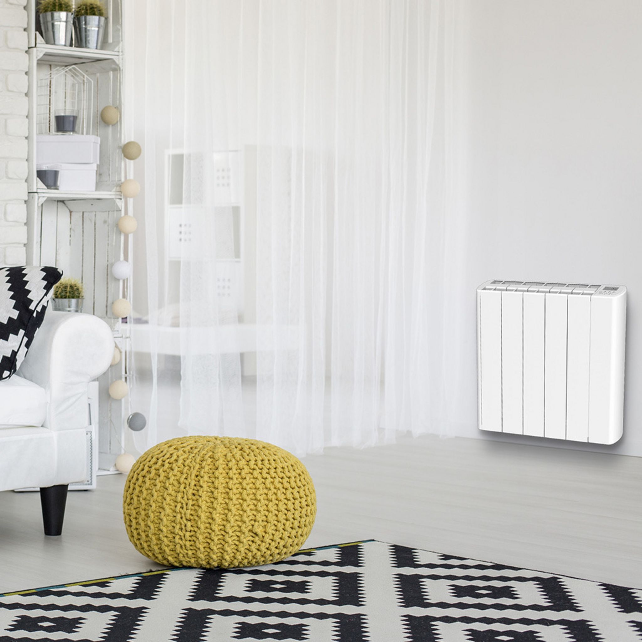 38€25 sur Radiateur inertie céramique Carrera Nélia 1000 W - Chauffage -  Achat & prix