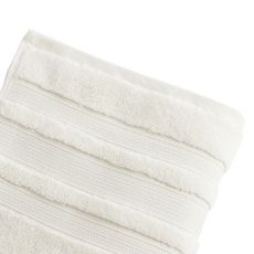ACTUEL Lot de 2 gants de toilette unis en coton 500g/m² NANO (Blanc)