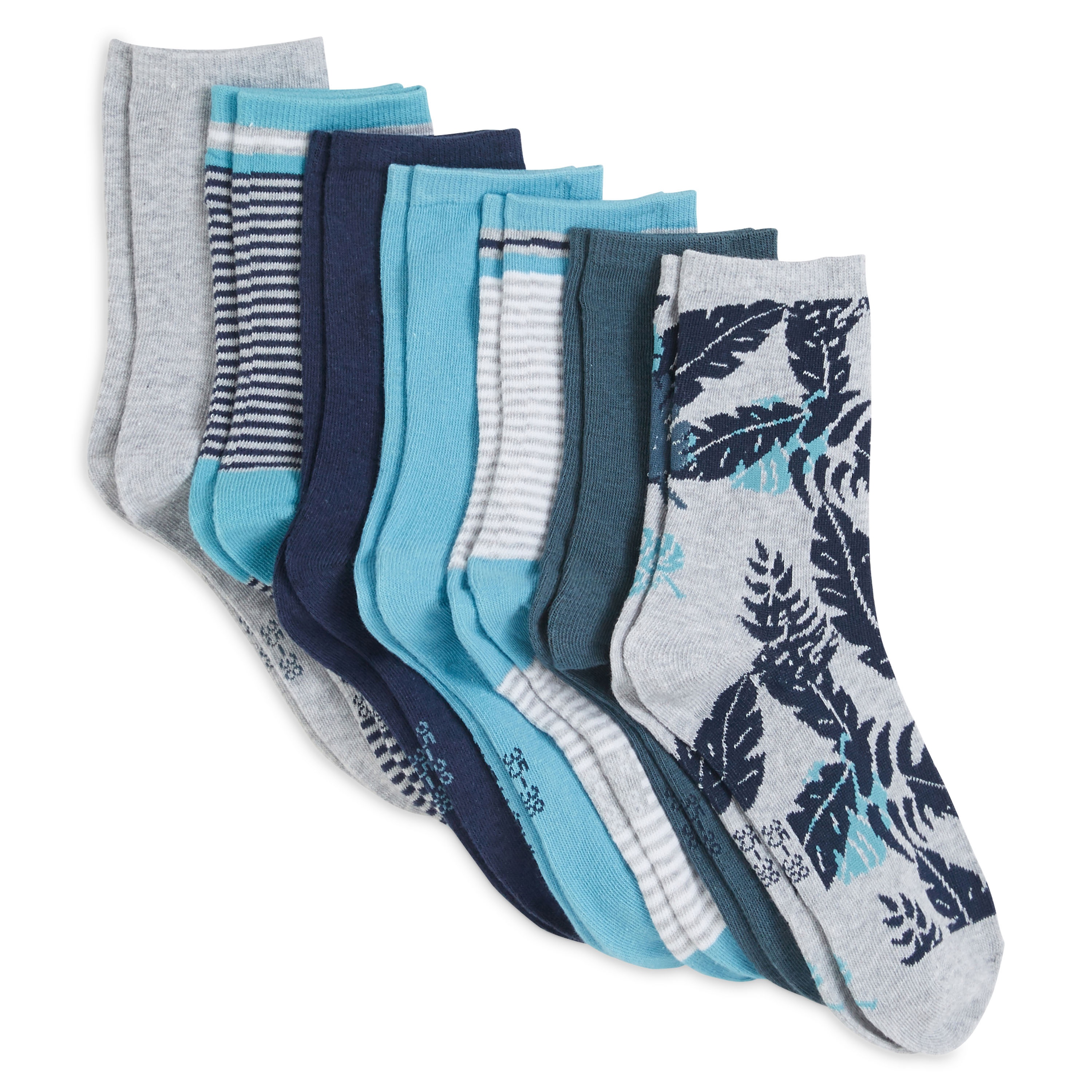 INEXTENSO Lot de 10 chaussettes unies fille pas cher 