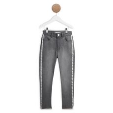 IN EXTENSO Jean taille haute fille collection ado (Gris)