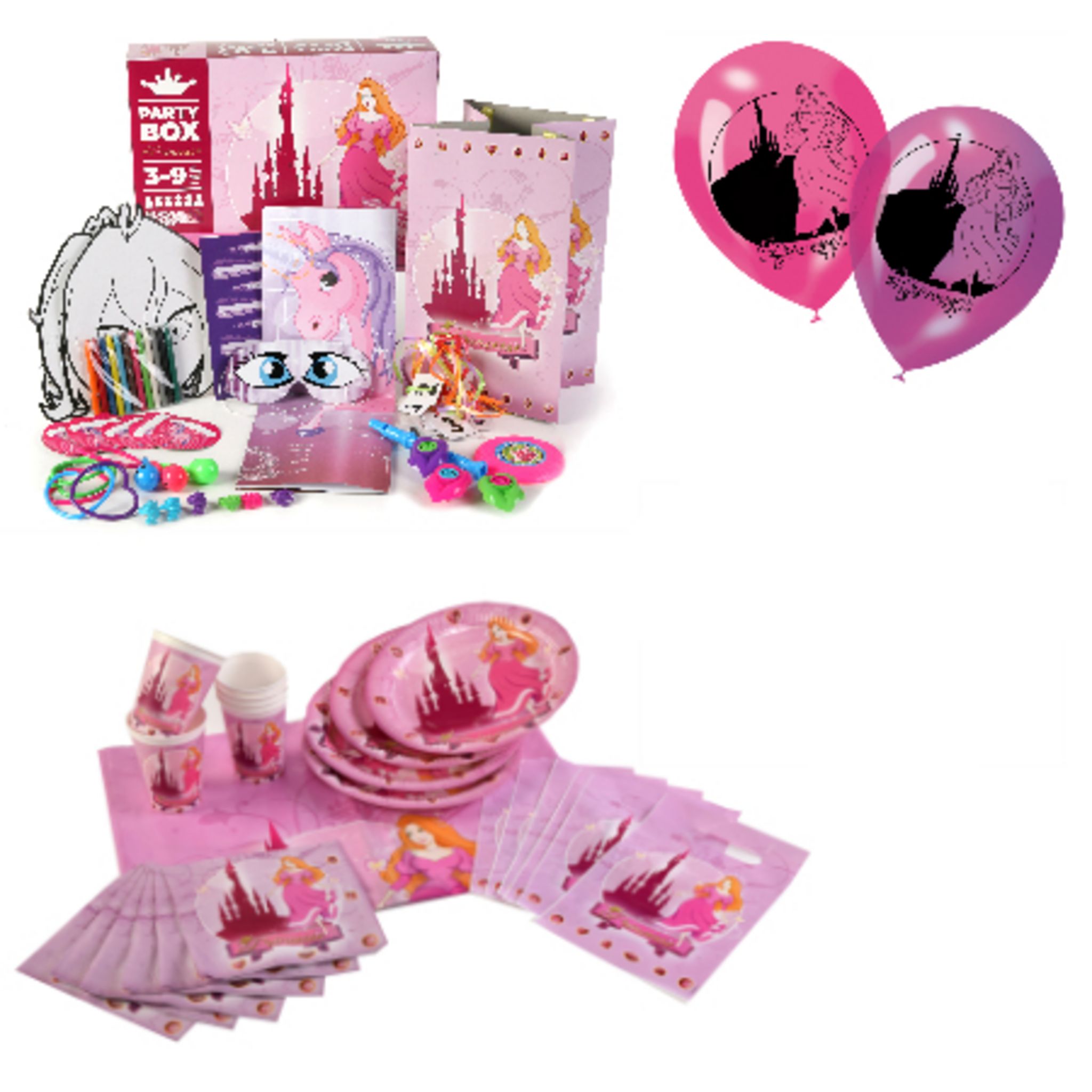 Assiette jetable Princesse pour anniversaire fille