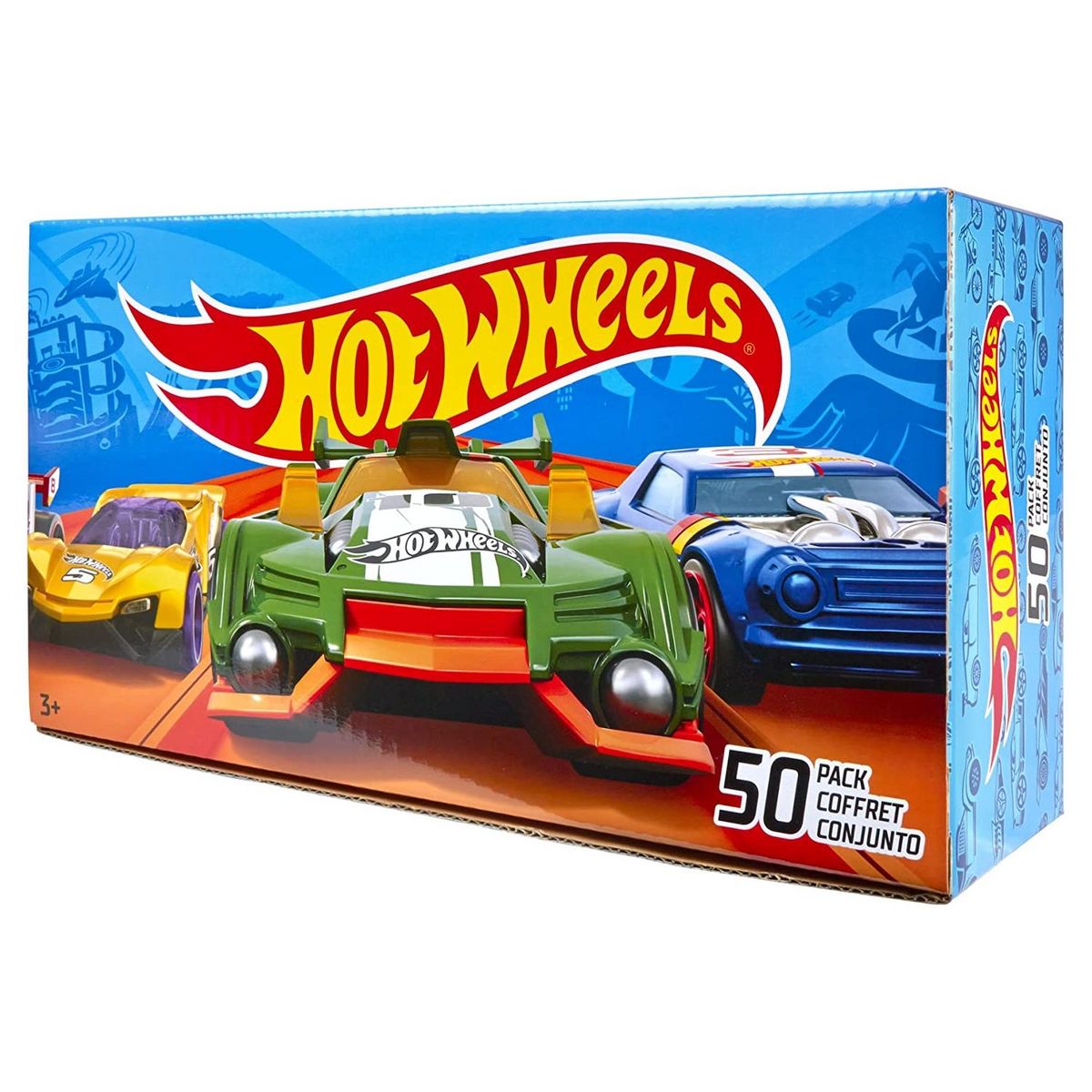 Hot Wheels Coffret 3 véhicules, jouet pour enfant de petites