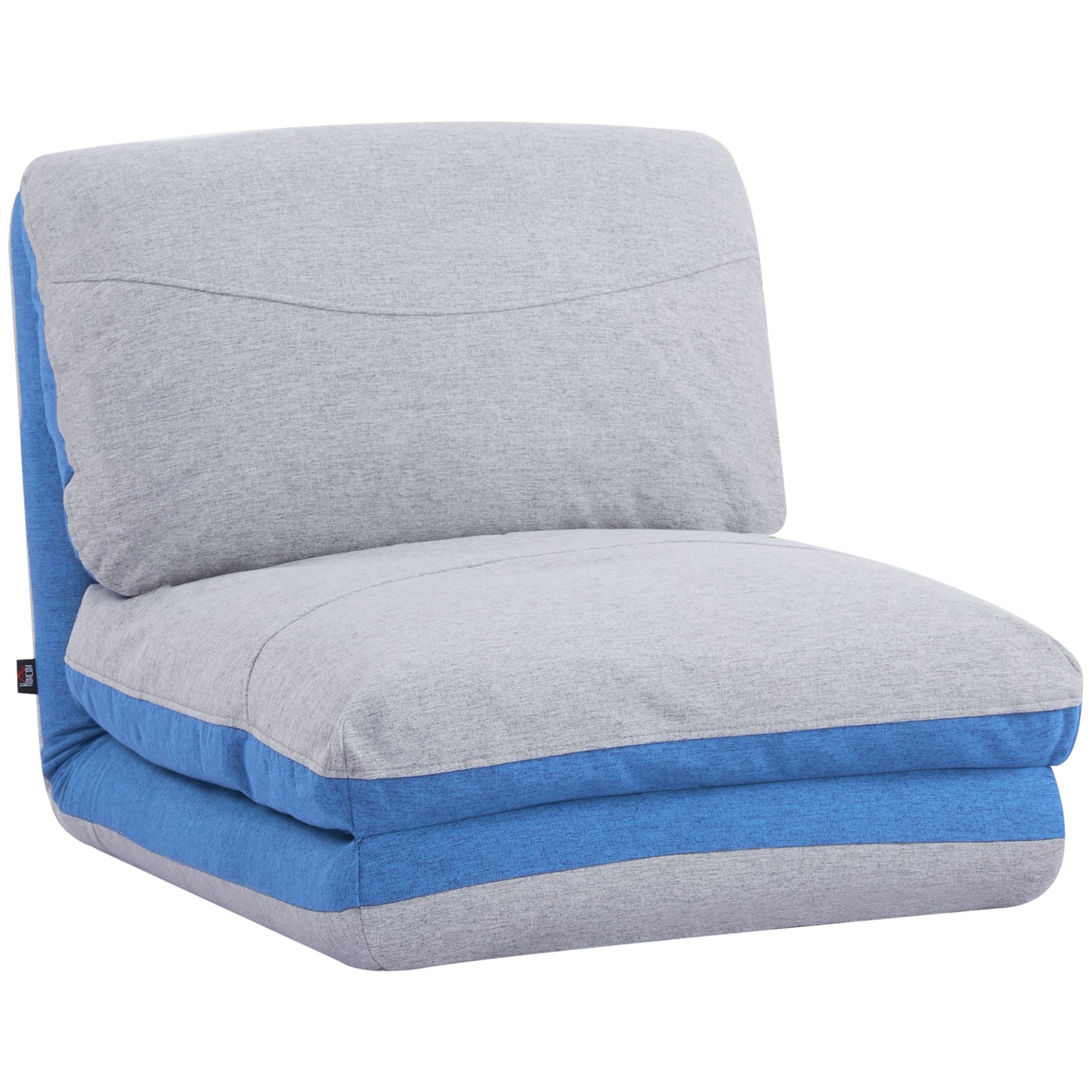 Chauffeuse - matelas d'appoint pliant - fauteuil convertible - inclinaison  dossier réglable 13 positions - tissu lin