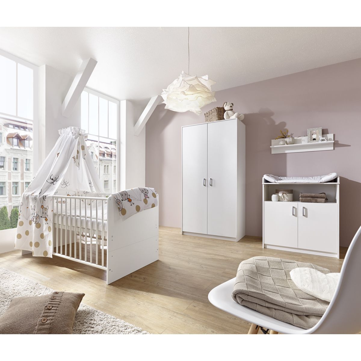Chambre bébé Kiddy - avec armoire 2 portes