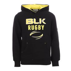 Sweat à capuche Noir/Jaune Garçon BLK Logo (Noir)