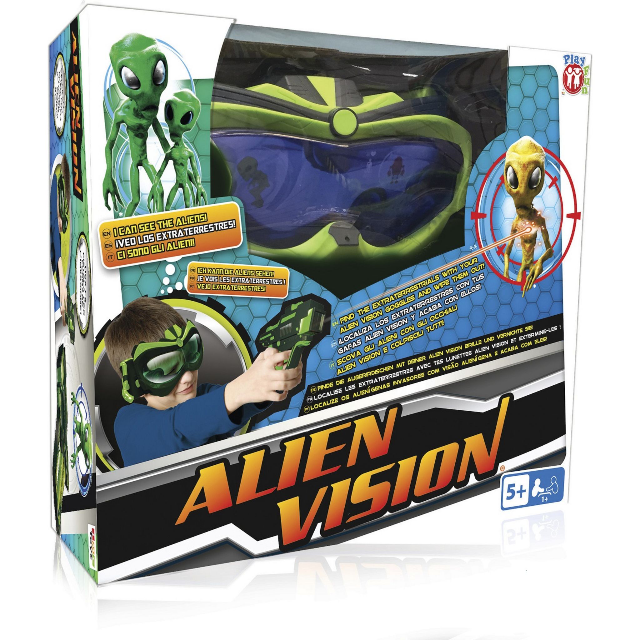 Masque Alien Vision et Pistolet Silverlit : King Jouet, Nerf et