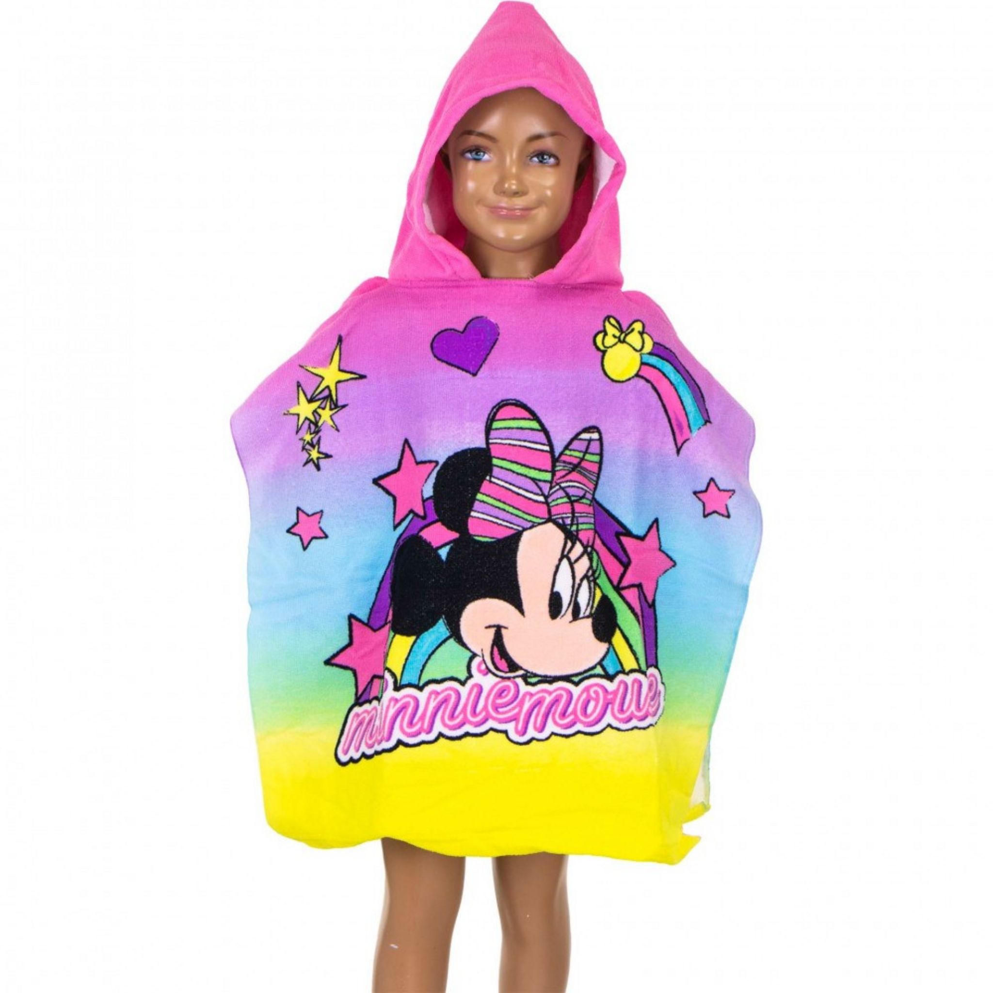 Disney Minnie Poncho de bain Minnie serviette capuche plage