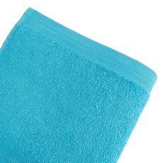 ACTUEL Drap de bain uni en coton 360 g/m² (Bleu)