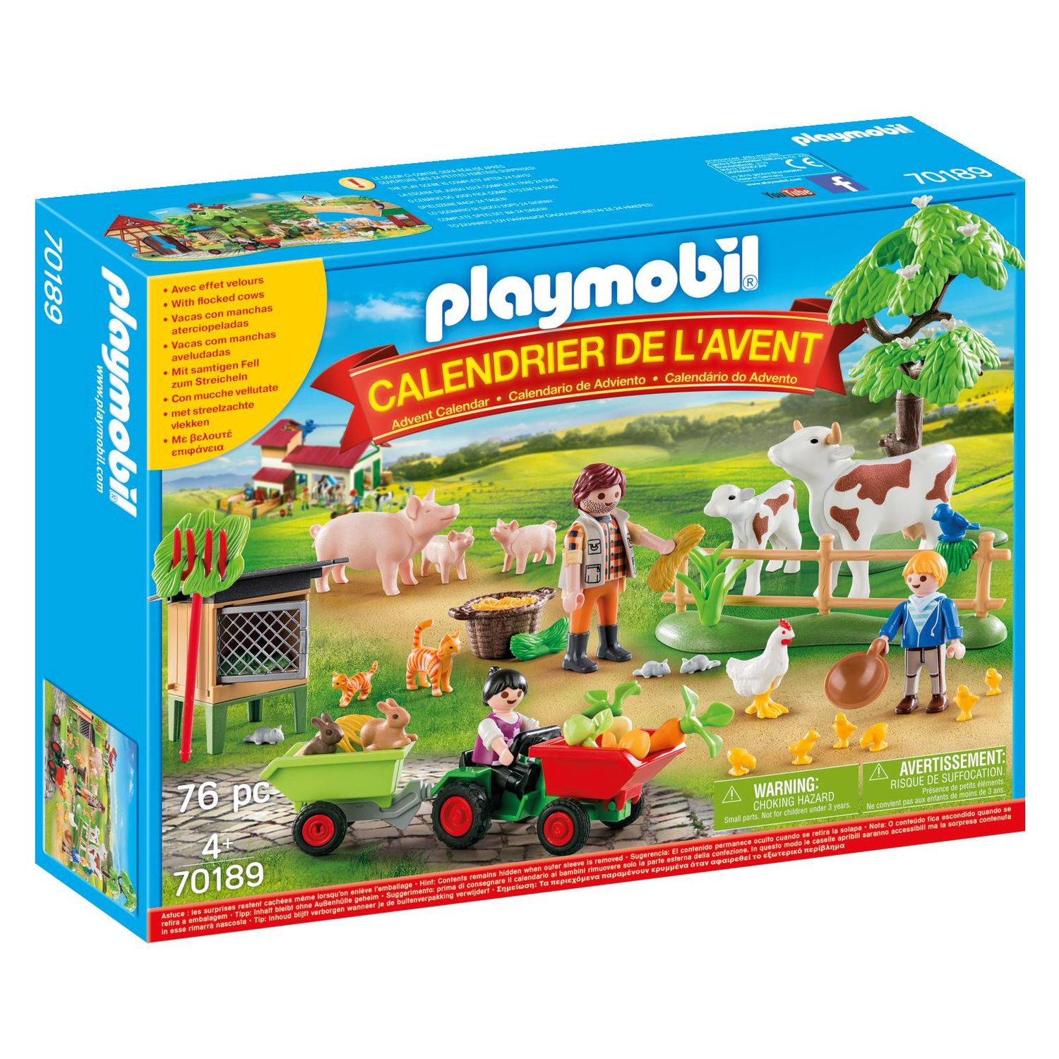 PLAYMOBIL 70576 - Retour vers le futur - Calendrier de l'avent pas cher 