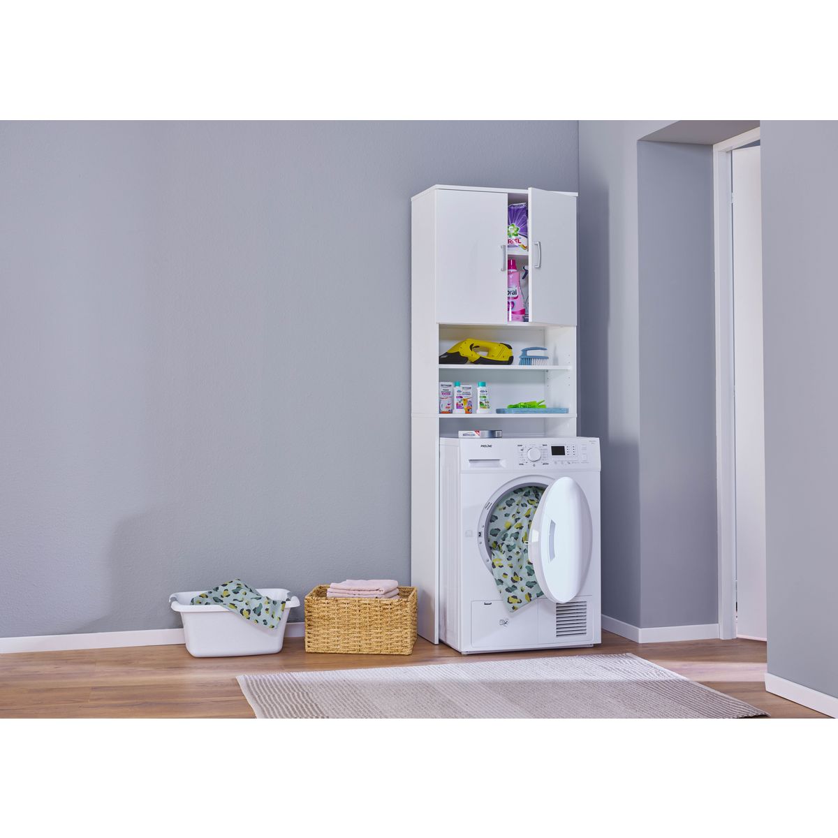 XNASU Armoire Machine a Laver Meuble Rangement Machine a Laver