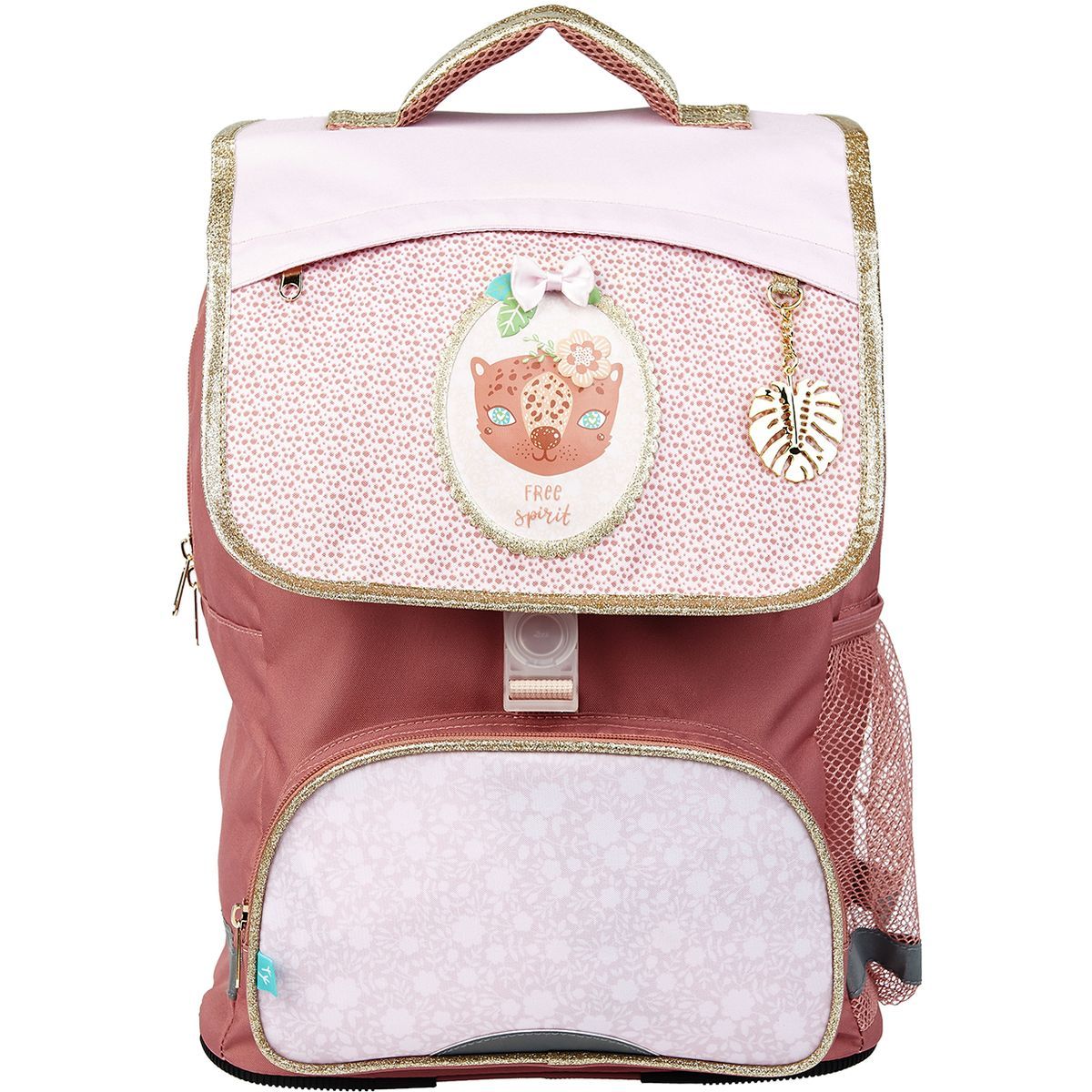 Sac a dos 2 compartiments 38 cm rose Be Wild