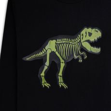 IN EXTENSO T-shirt manches longues dinosaure garçon (Noir)