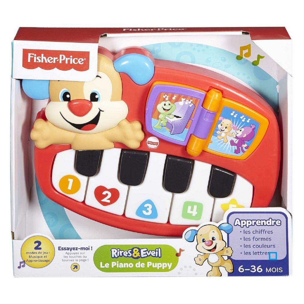 Livre musical d'éveil Fisher price 0-6 mois