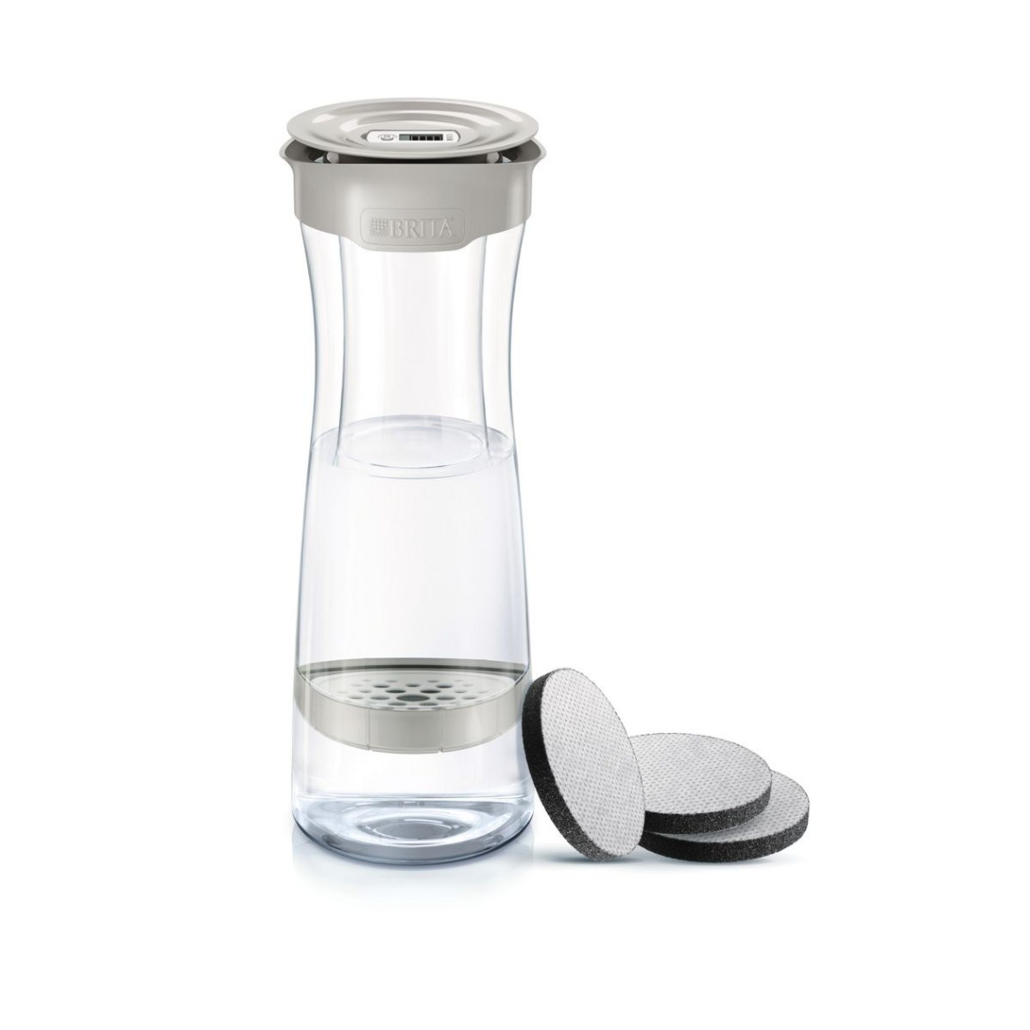 Promo Brita gourde transparente + 2 microdisc chez Auchan