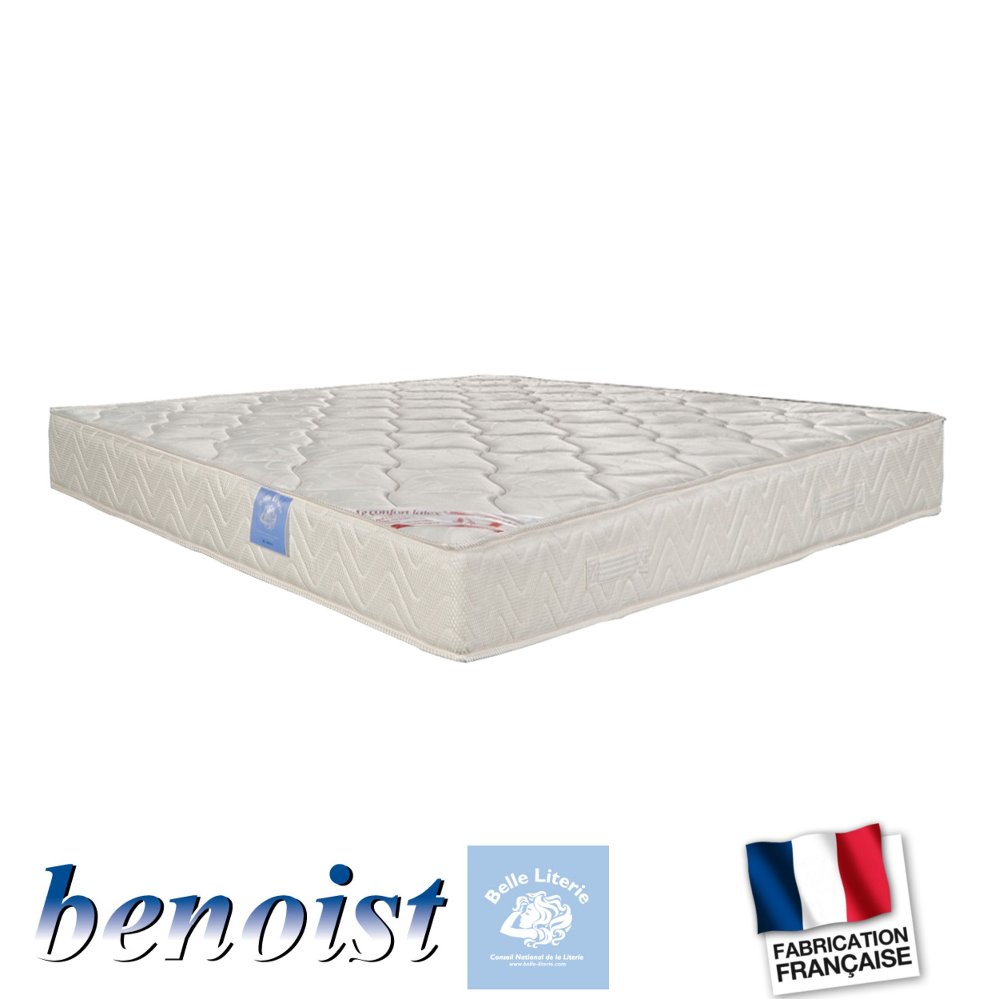 BELLE LITERIE BENOIST Matelas 140x190 mousse haute résilience pas cher -  Auchan.fr