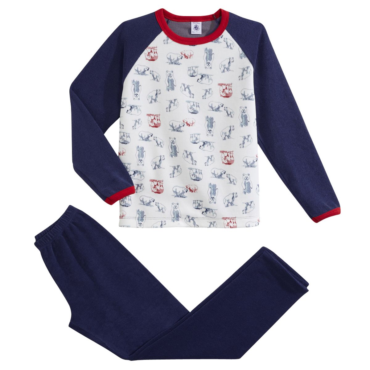 PETIT BATEAU Pyjama gar on pas cher Auchan