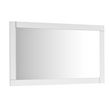Miroir de séjour salle à manger design laqué brillant L140cm MILANO. Coloris disponibles : Blanc