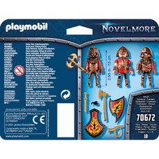 PLAYMOBIL 70672 - Novelmore - 3 combattants Burnham Raiders 