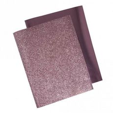 Transfert thermocollant métallique à repasser 21,5 x 28 cm - Rosé