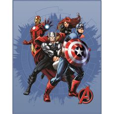 AVENGERS Plaid polaire polyester AVENGERS CHALLENGE (Imprimé Avengers)