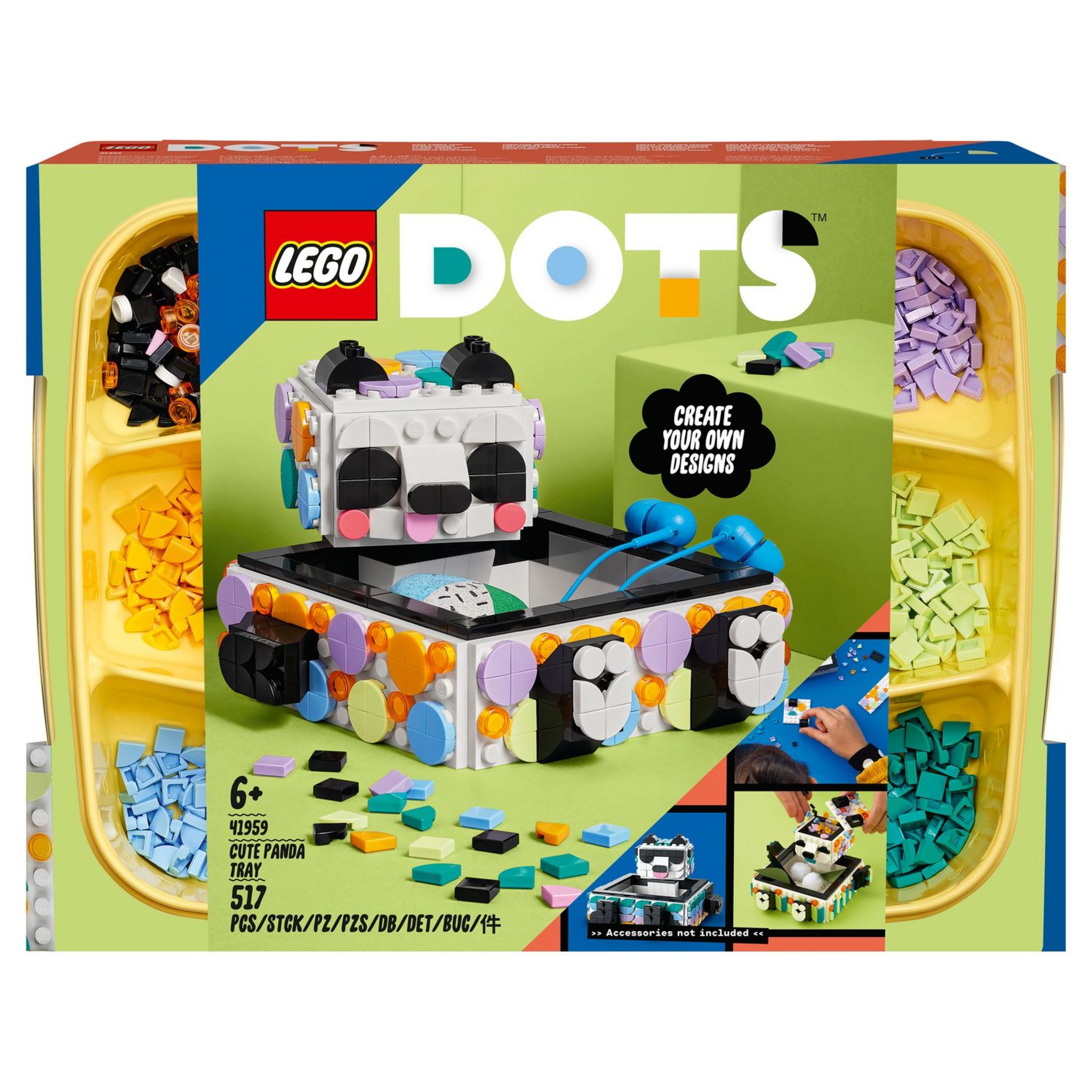 LEGO 41960 DOTS La Grande Boîte, Activité Manuelle pour Créer un Espace de  Rangement pour Chambre d'Enfants, des 6 ans