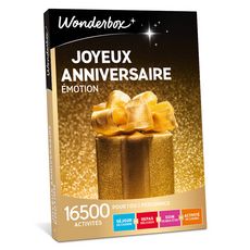 Wonderbox Joyeux anniversaire Émotion
