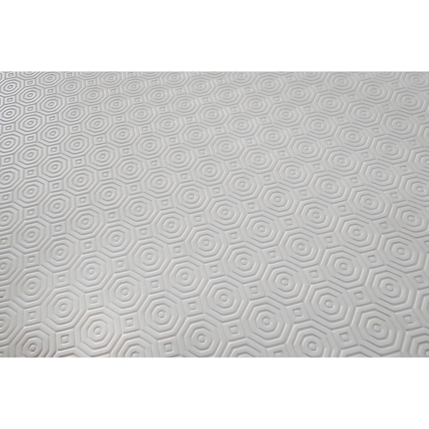 Sous nappe blanc rectangulaire 140 x 150 cm – protège table pvc