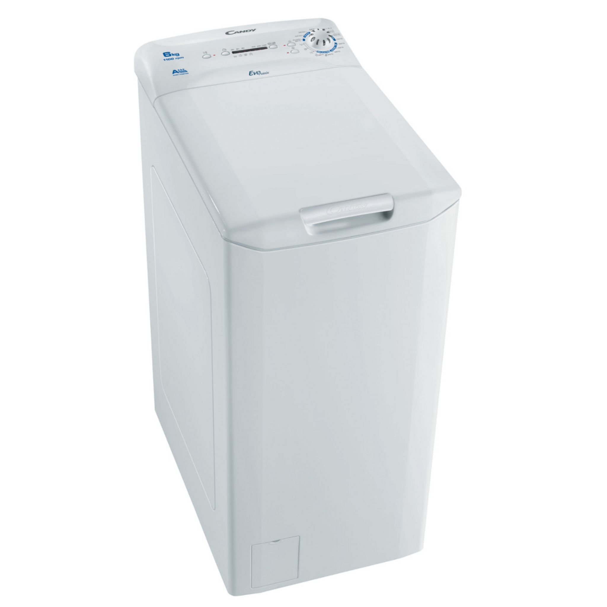 CANDY Lave-linge top Evot11061D3/1S, 6 Kg, 1100 T/min pas cher 