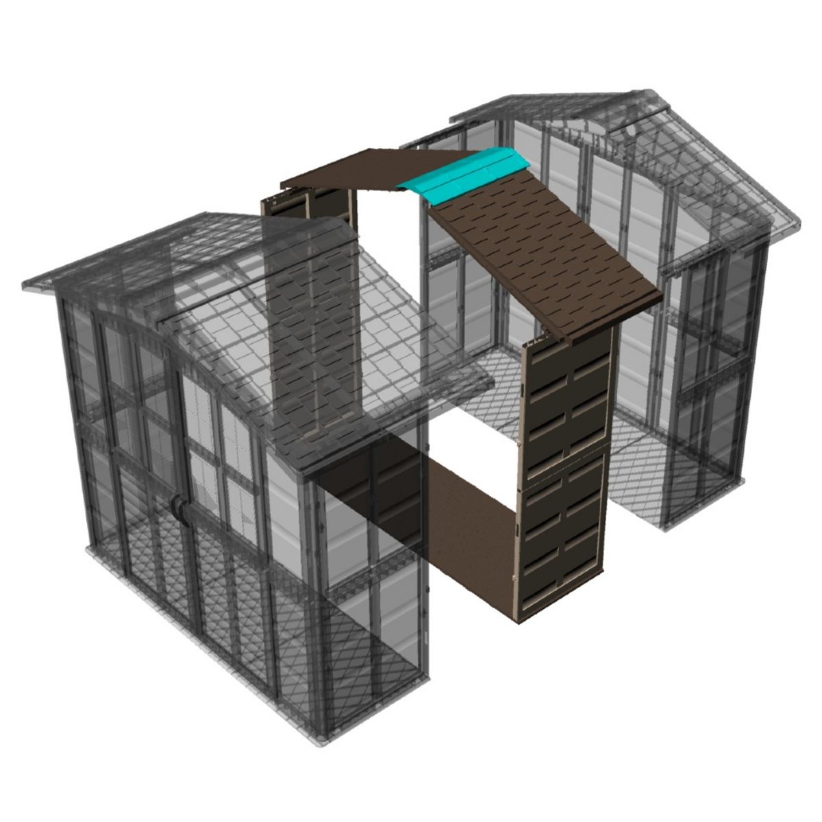 Extension abri de jardin / 1,68 m² pas cher à prix Auchan