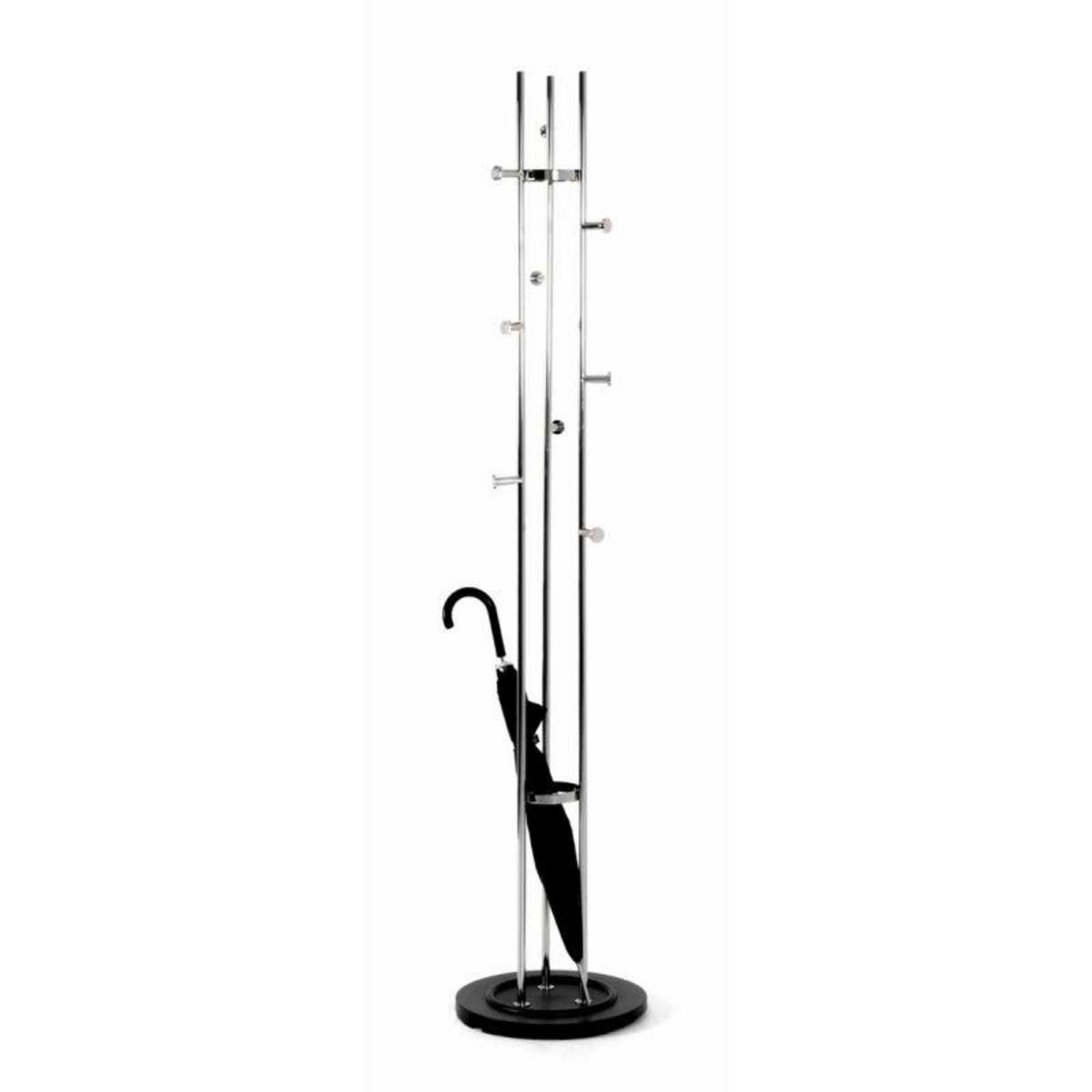 Paris Prix Porte-Manteaux 9 Crochets  Kolu  183cm Inox