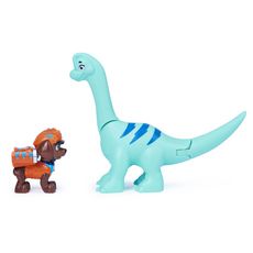 SPI Pack de 2 figurines Dino Rescue Pat'Patrouille - Turquoise