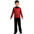 rubie's déguisement enfant scotty tm star trek movie rouge avec couvre-bottes -qualité luxe - 5/7 ans (110 à 122 cm)